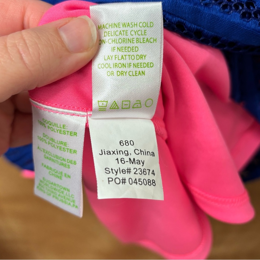 Lilly Pulitzer Blue and Pink Dress - Picture 15 of 15